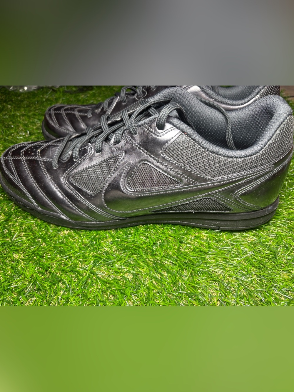 Nike Men’s Black Mesh & Synthetic Athletic Sneakers
